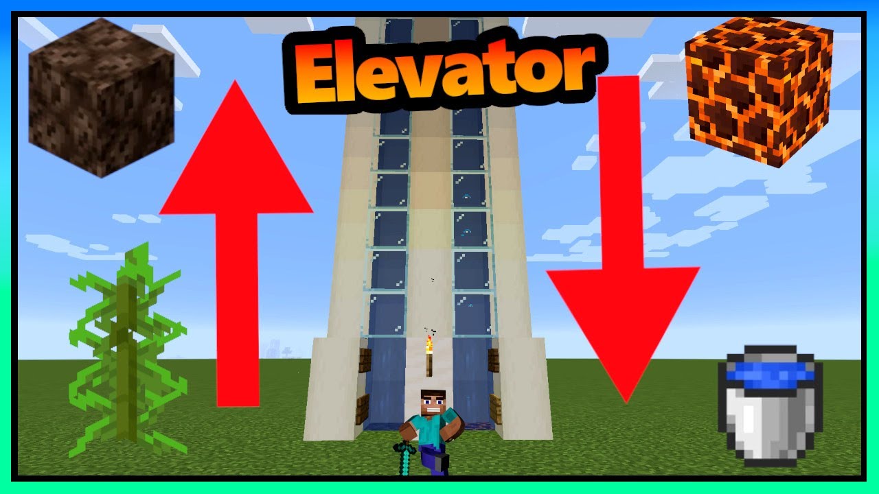 how to make a fast elevator in minecraft