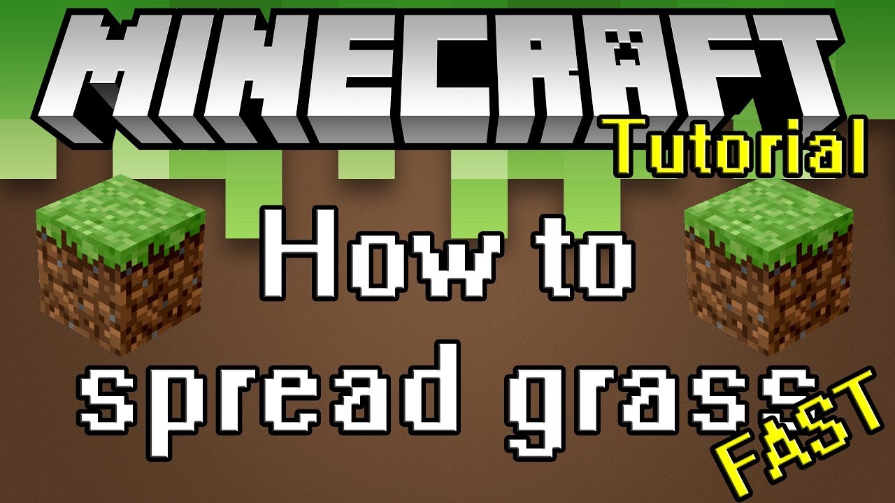 how to make grass grow minecraft