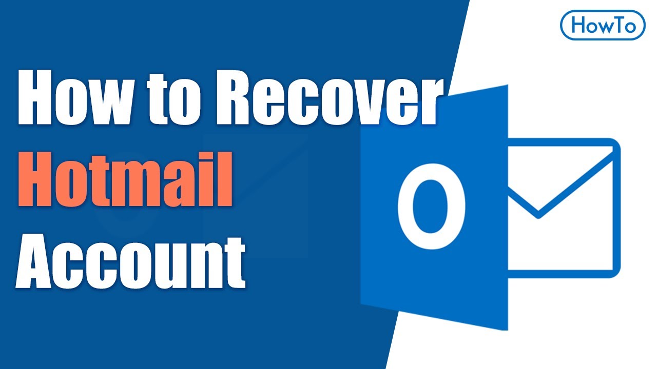 how to recover my hotmail email account