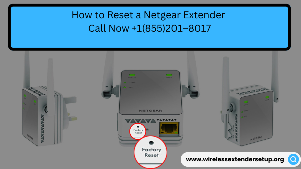 how to reset netgear range extender