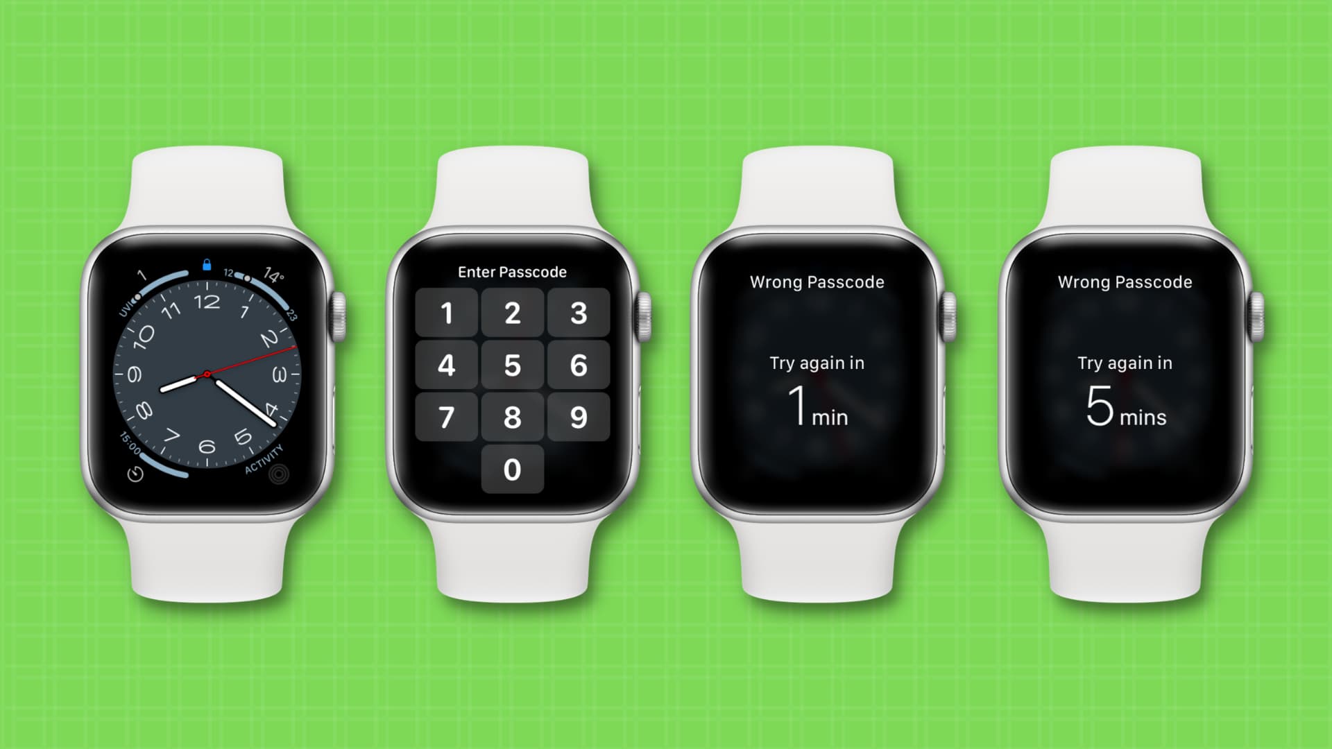 how to retrieve apple watch passcode