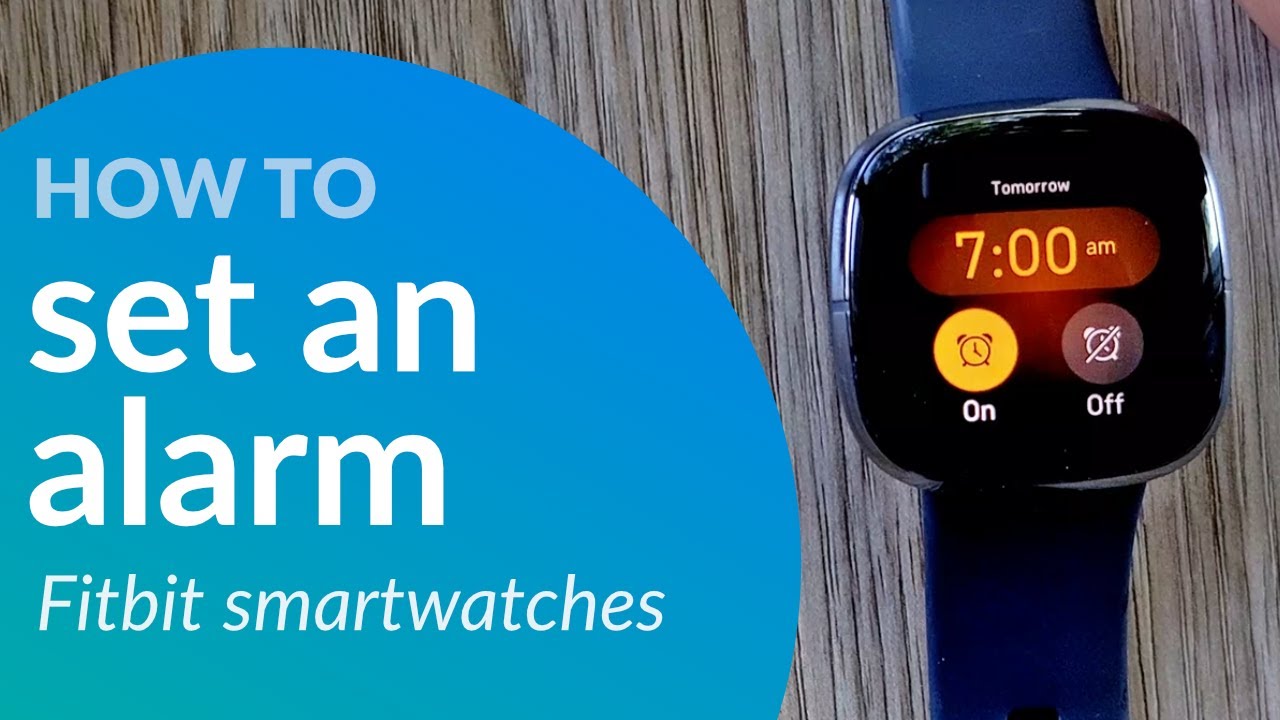 how to set a fitbit alarm