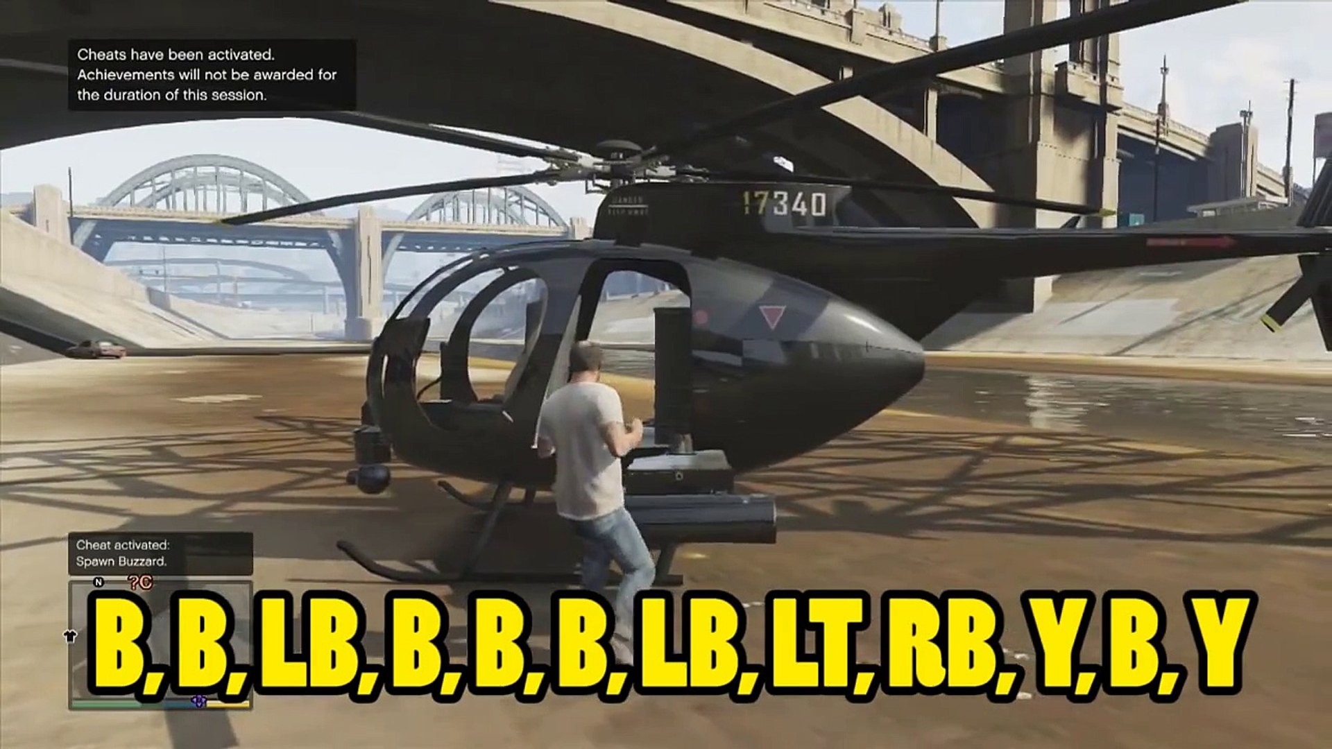 how to spawn a helicopter in gta five