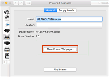 hp printer drivers for mac