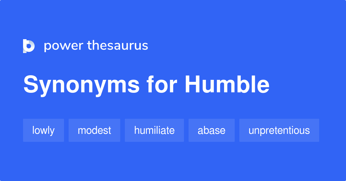 humble synonym