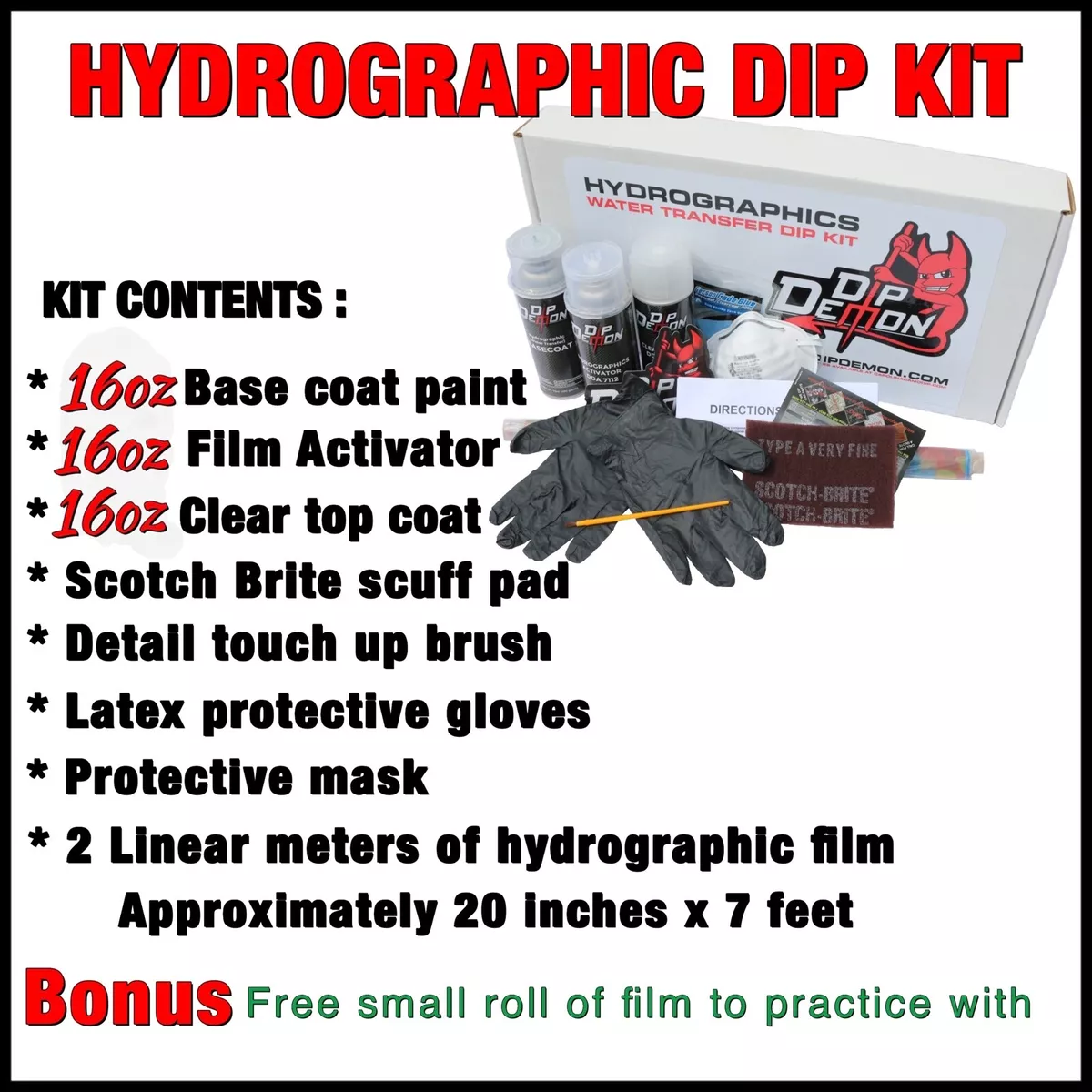 hydrographic dip kit