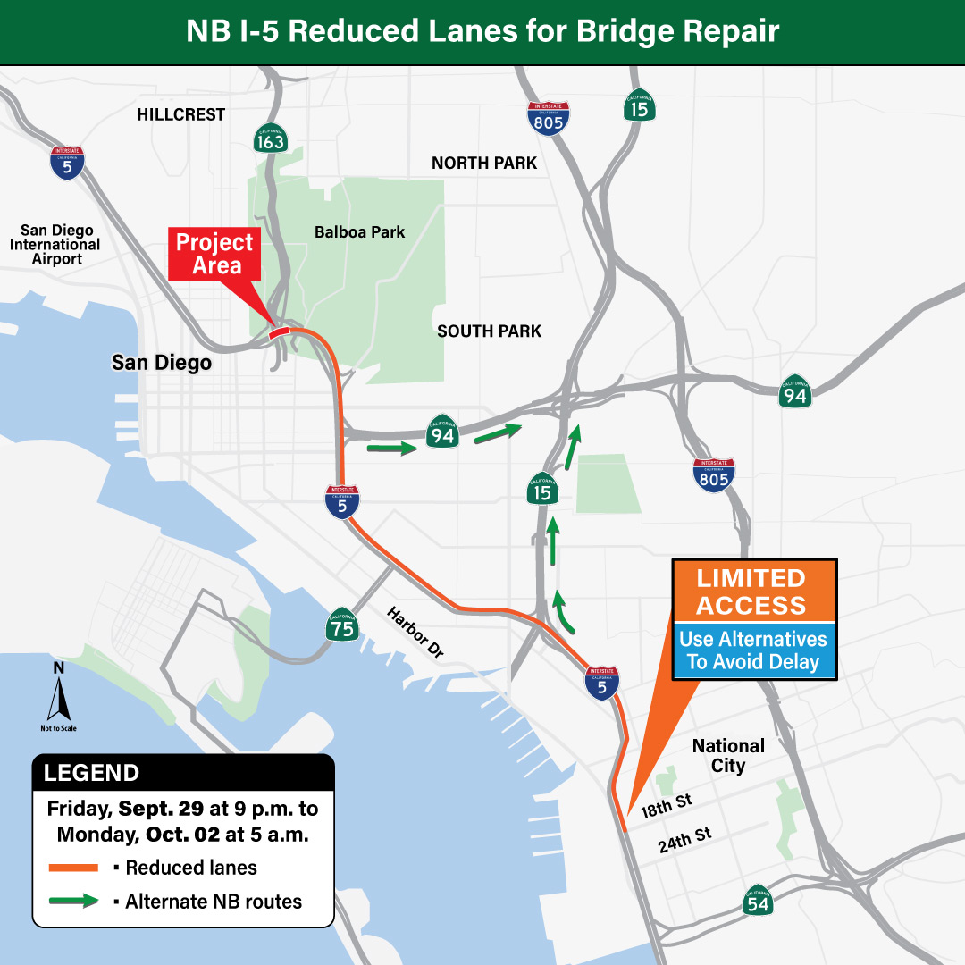 i-5 freeway closure