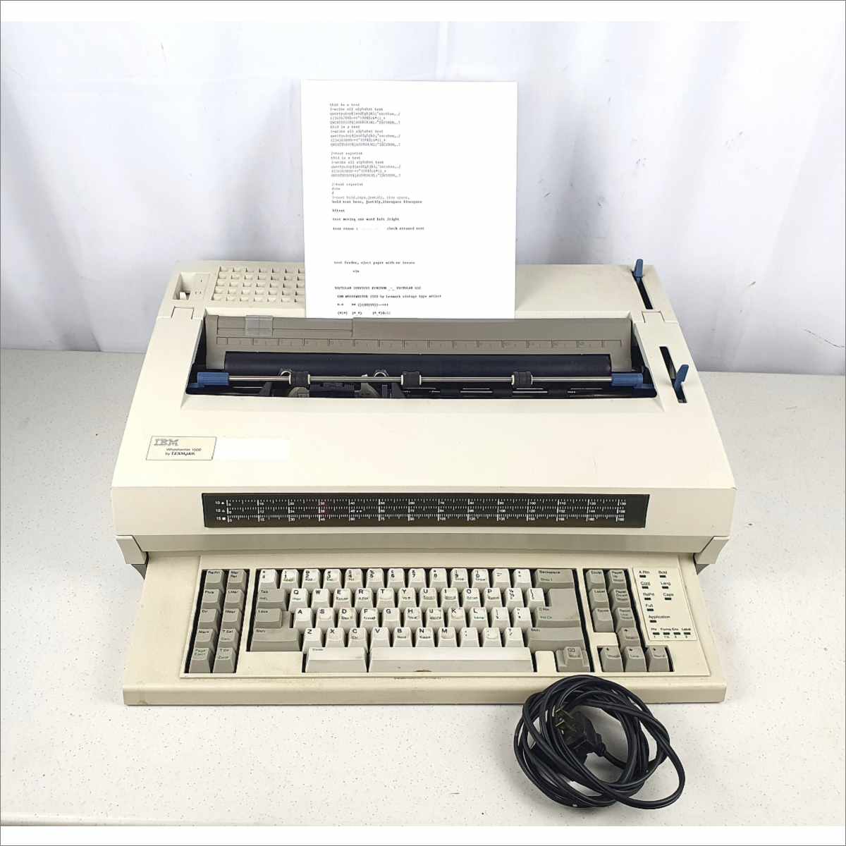 ibm wheelwriter 1500