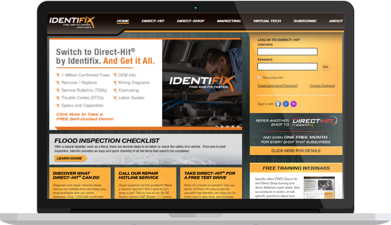 identifix login direct-hit