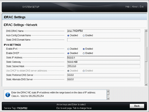 idrac default ip