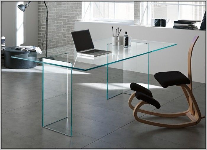 ikea desk glass