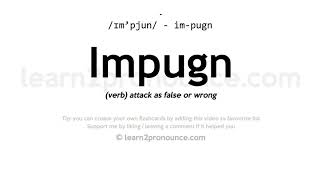 impugn definition