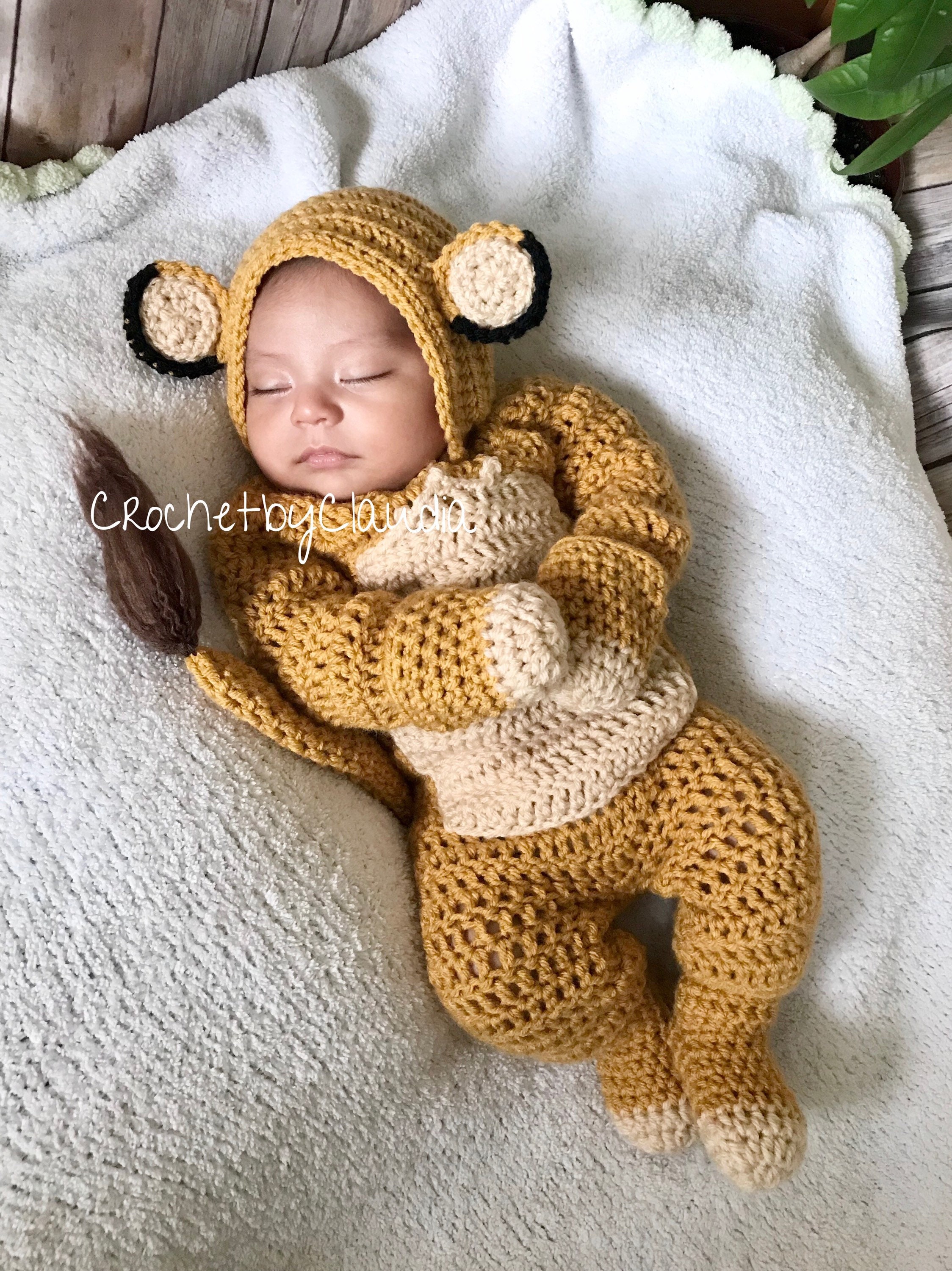 infant lion costume