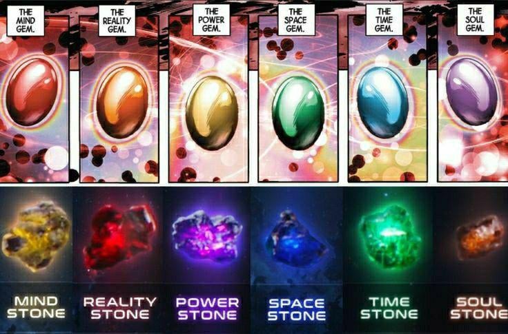 infinity gem colors