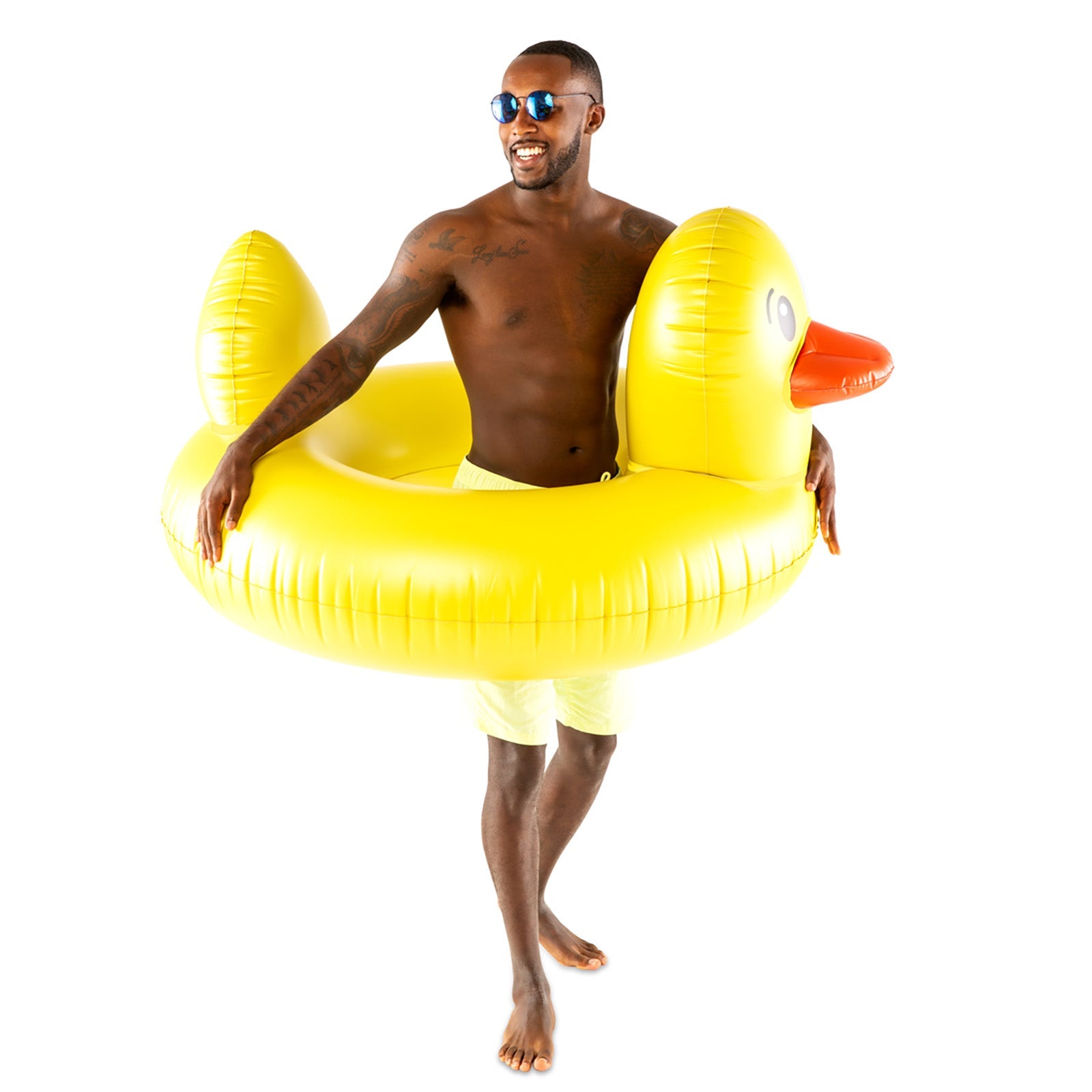 inflatable duck pool float