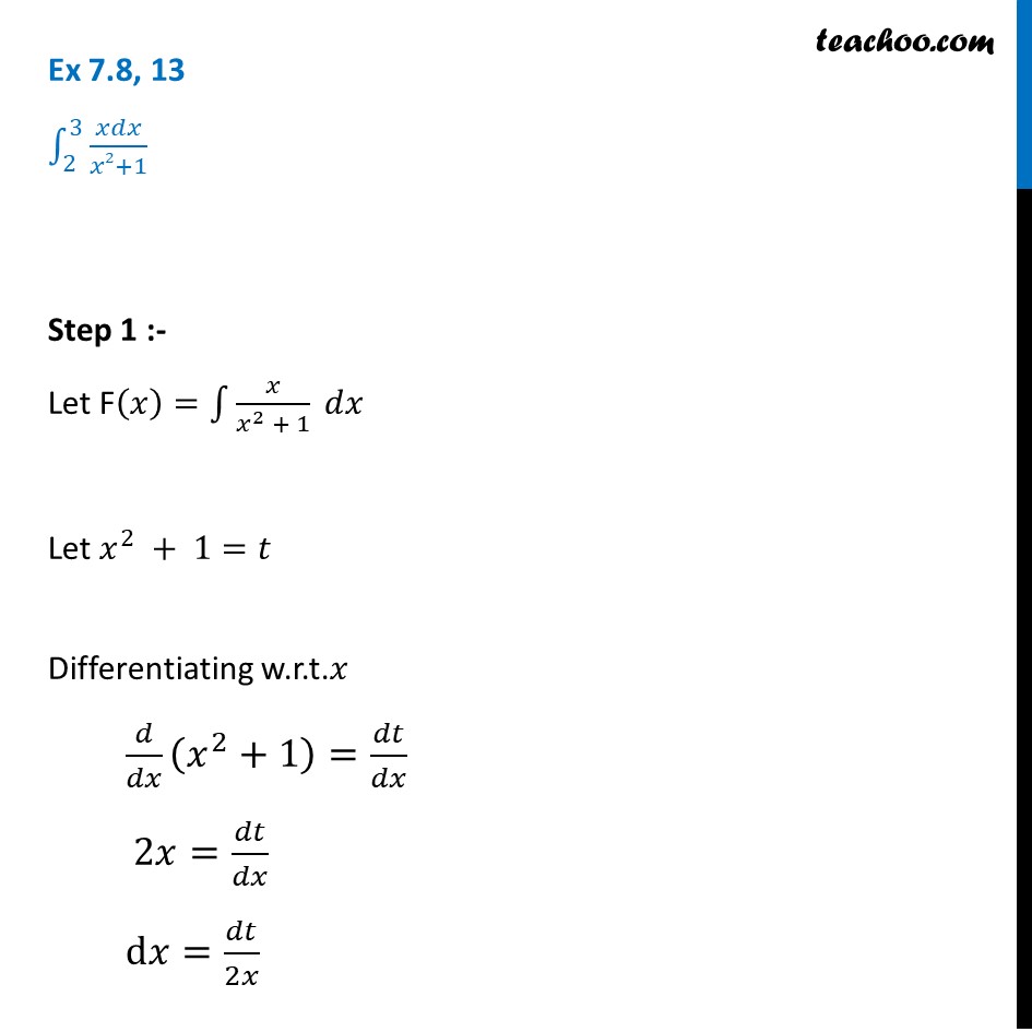 integral 2 1 x 2