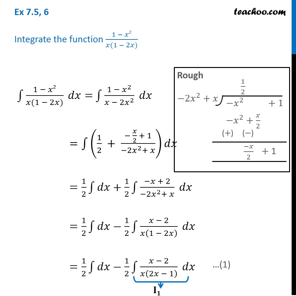 integral of 1/x2