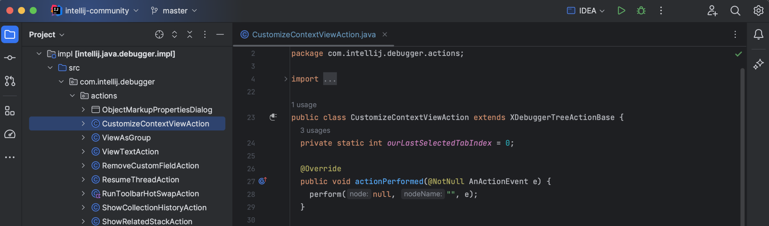 intellij idea