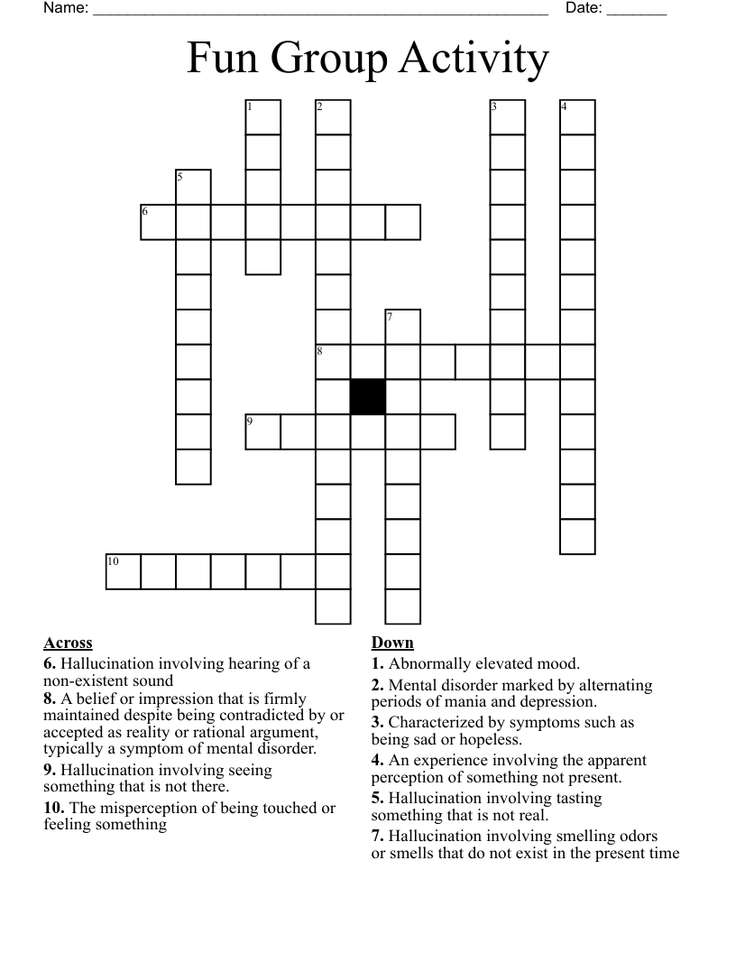 involving crossword