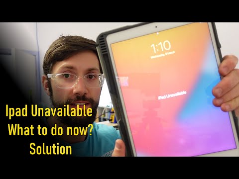 ipad says unavailable