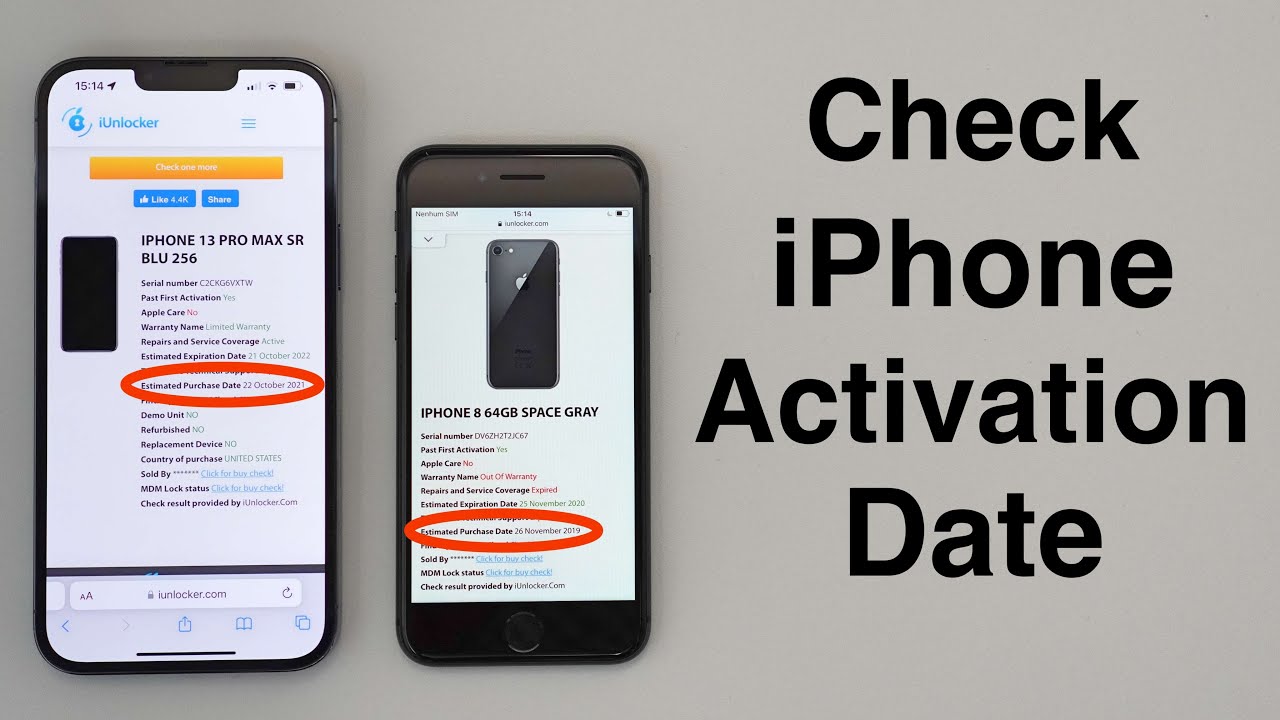 iphone activation date