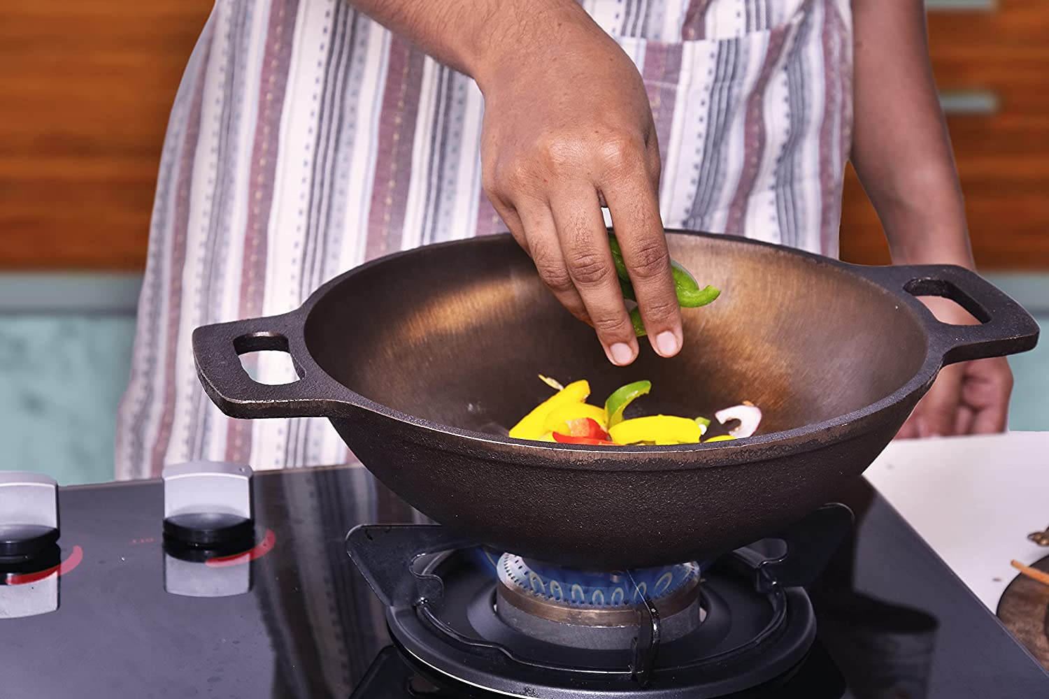 iron kadai for cooking