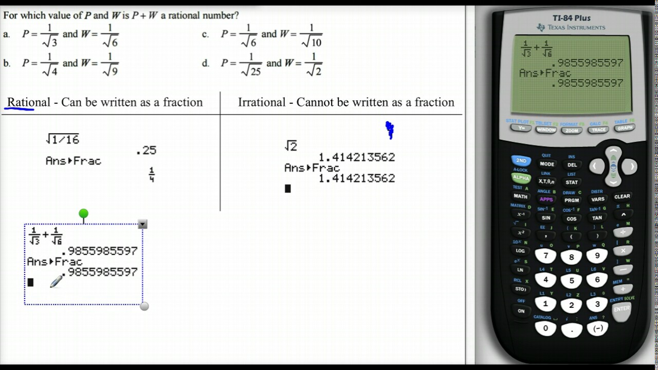 irrational or rational calculator