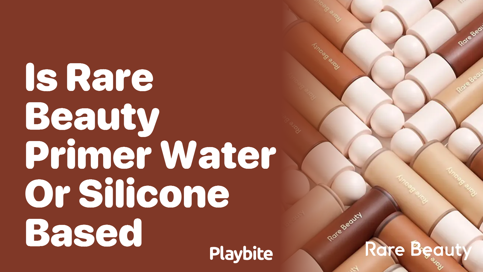 is rare beauty water or silicone based