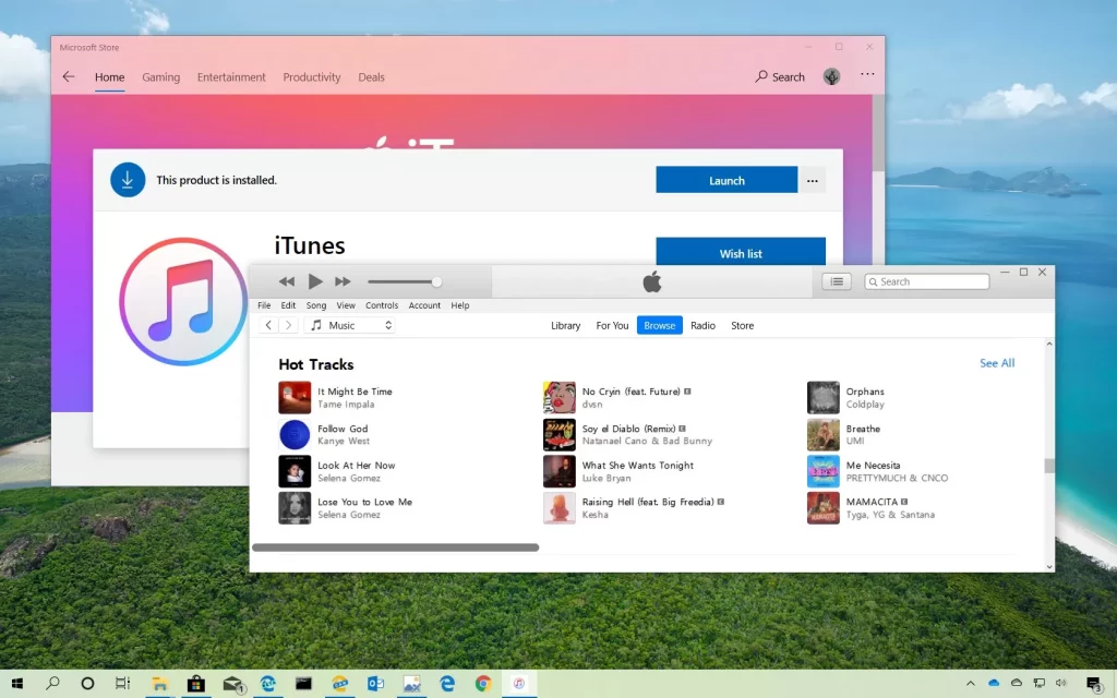 itunes windows 10