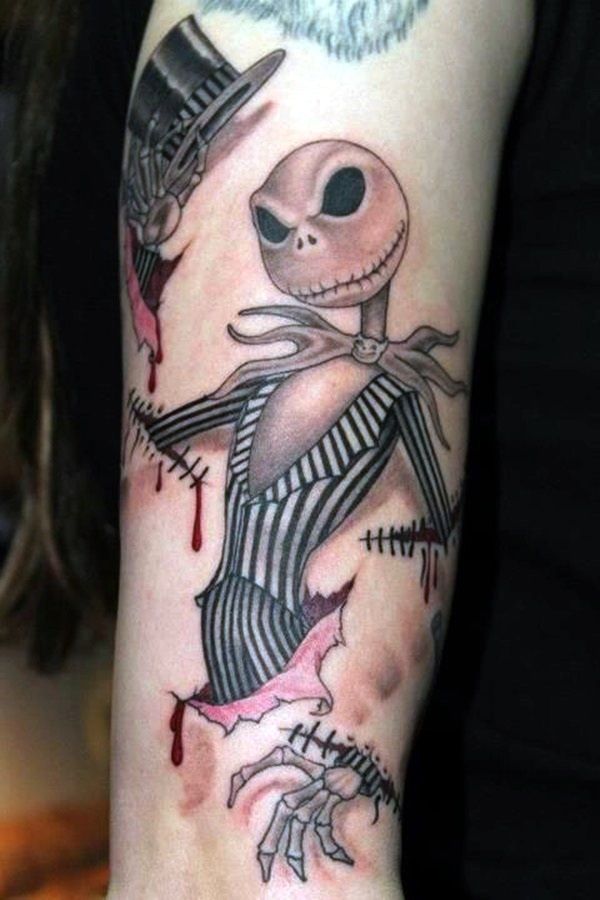 jack the skeleton tattoo