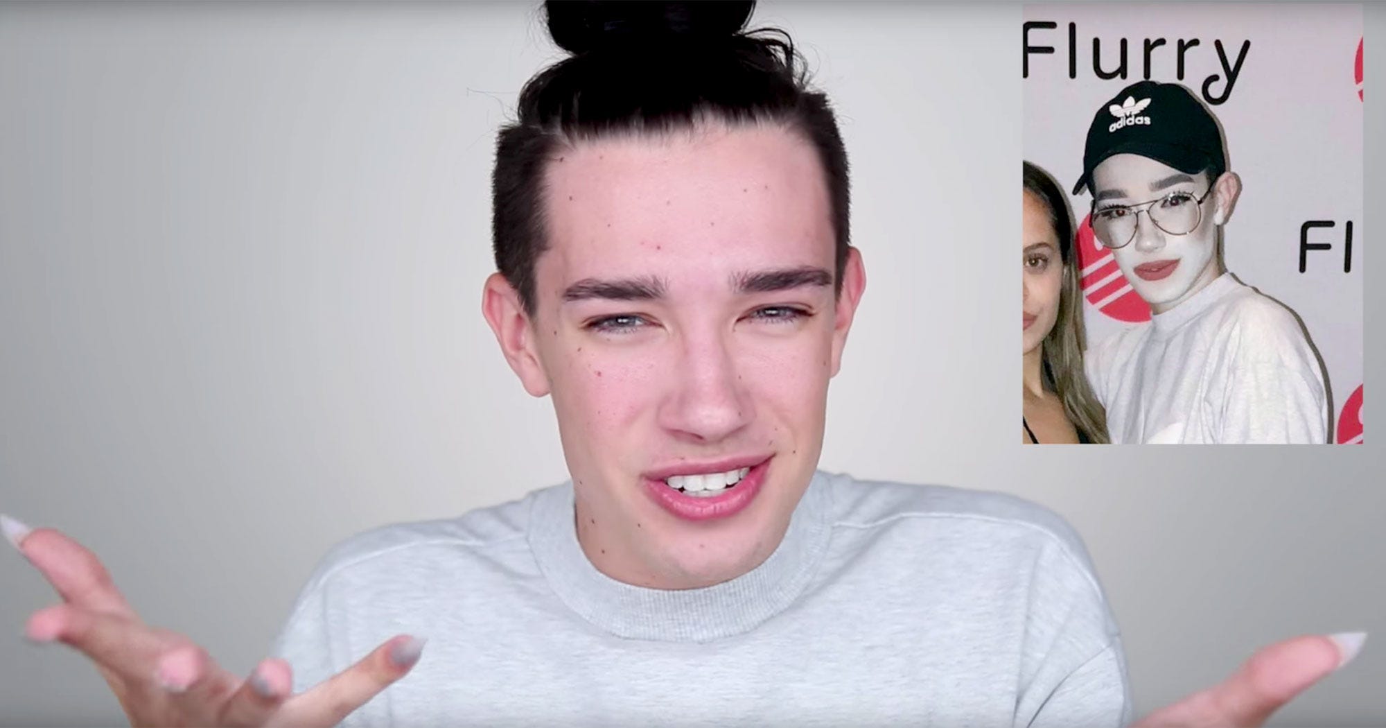 james charles meme face