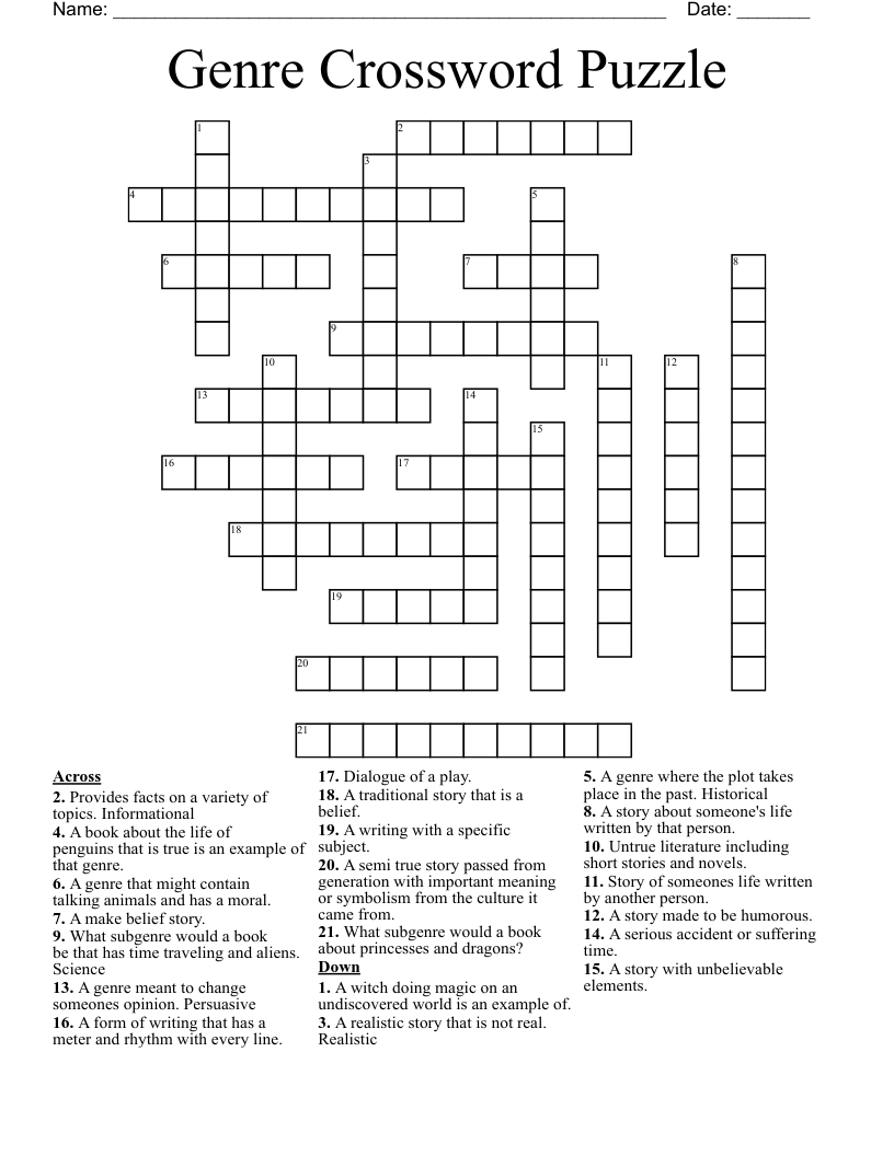 japanese art genre crossword