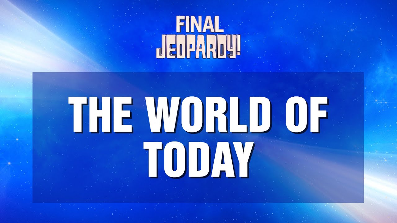 jeopardy final jeopardy tonight