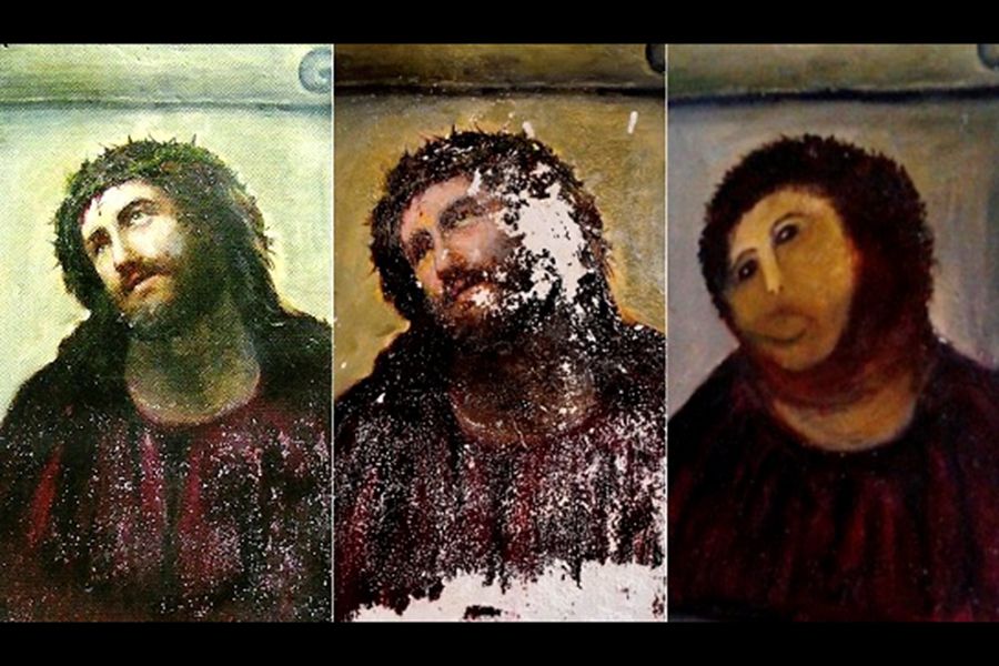 jesus art restoration fail