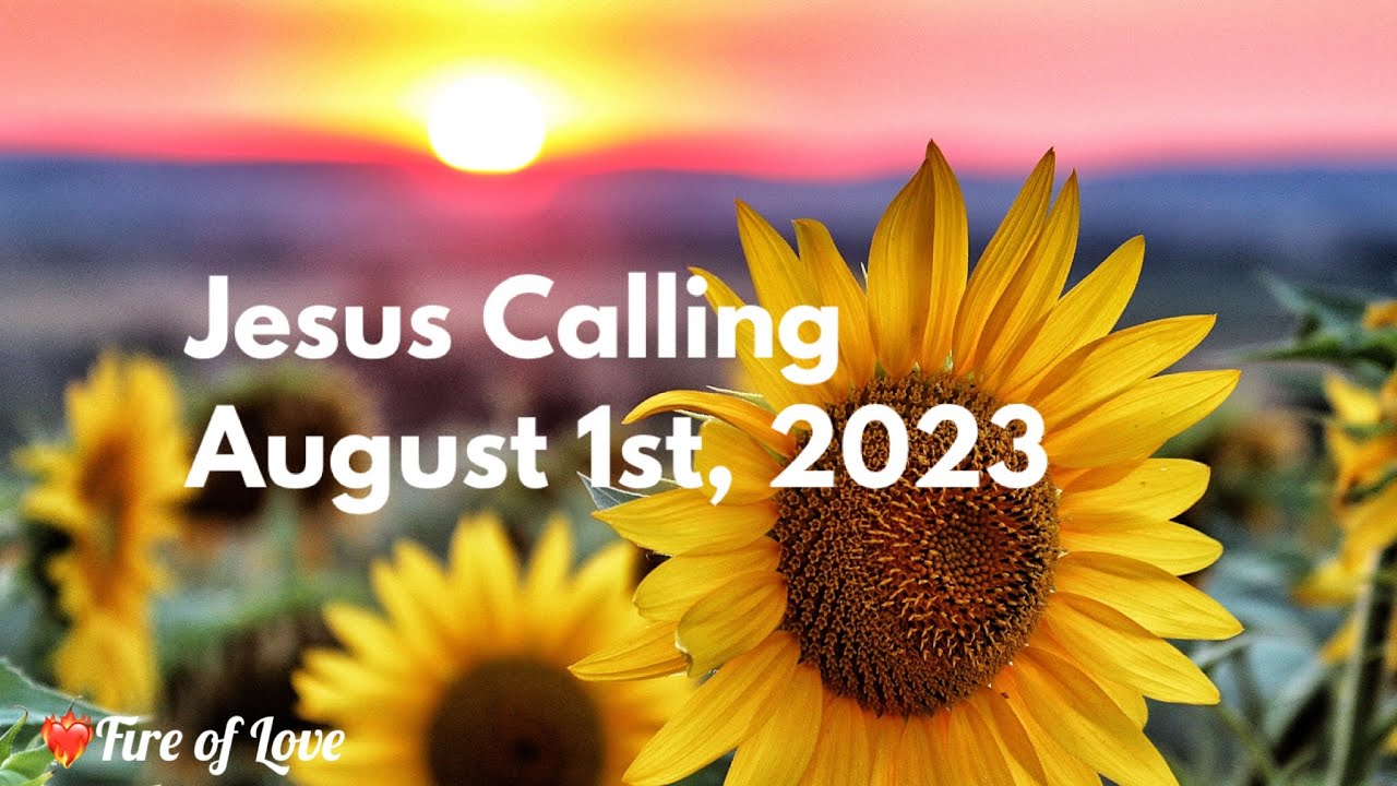 jesus calling august 1