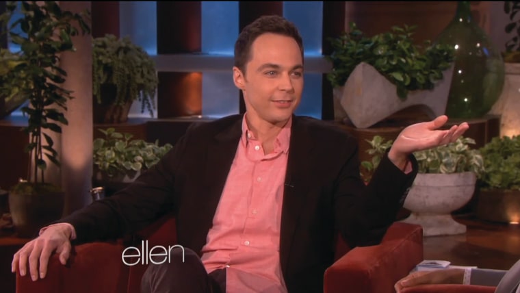 jim parsons hands red