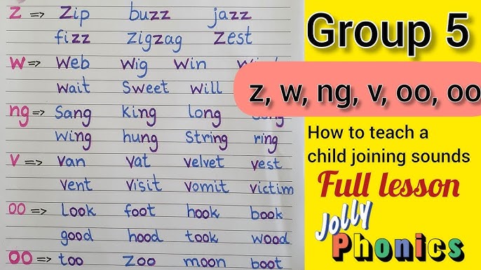 jolly phonics group 4 words