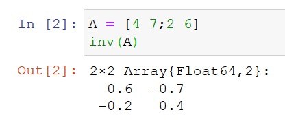 julia identity matrix