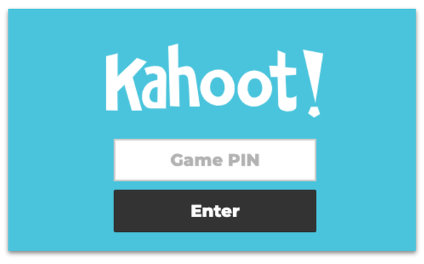 kahoot it pin