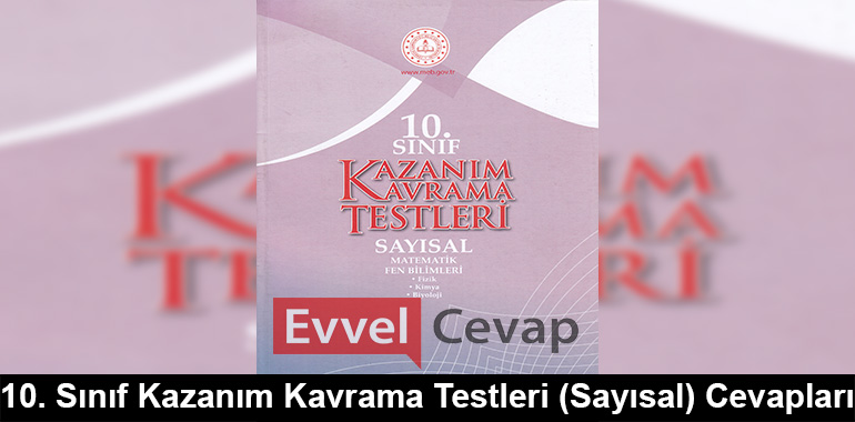 kazanım kavrama testi 10 sınıf matematik