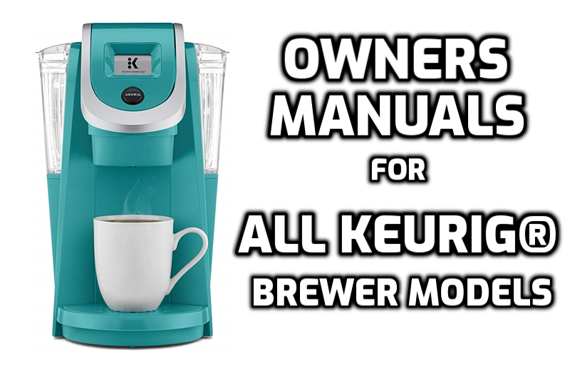 keurig coffee maker user manual