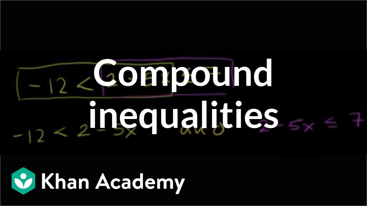 khan academy inequalities