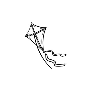 kite line drawing