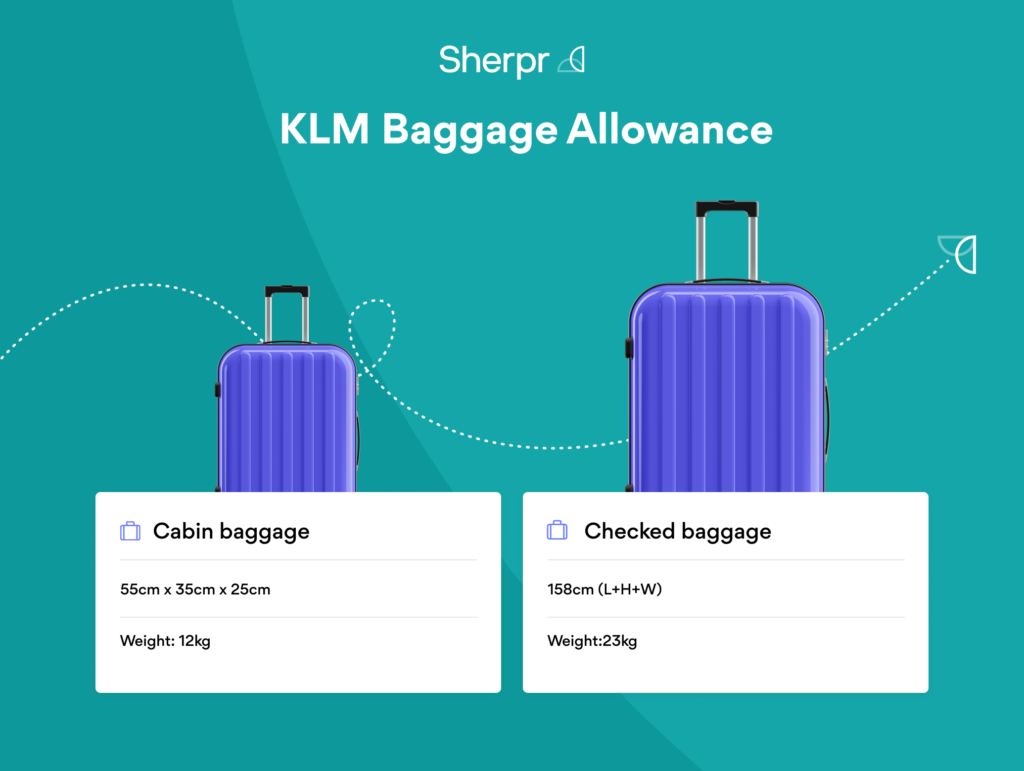 klm airlines baggage size