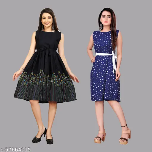 knee length frocks for girls