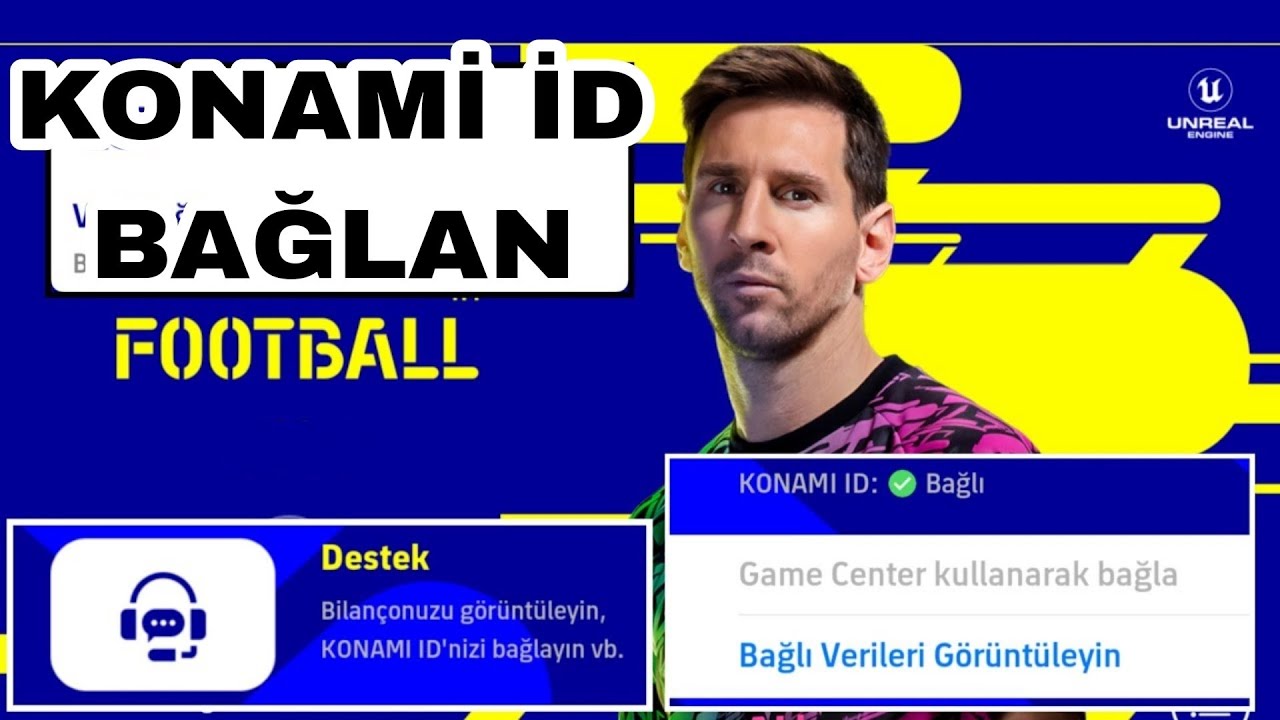 konami id nasıl alınır pes 2019