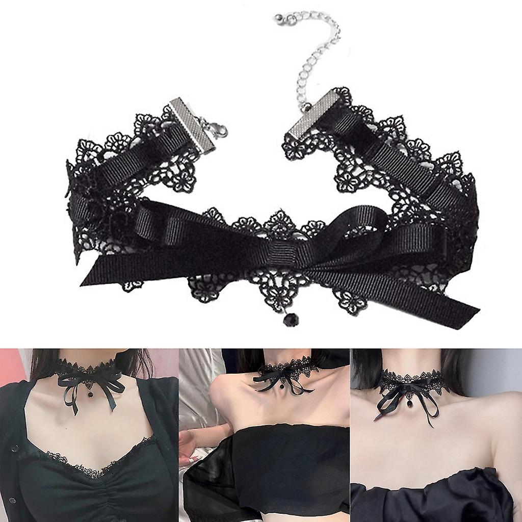 lace choker collar