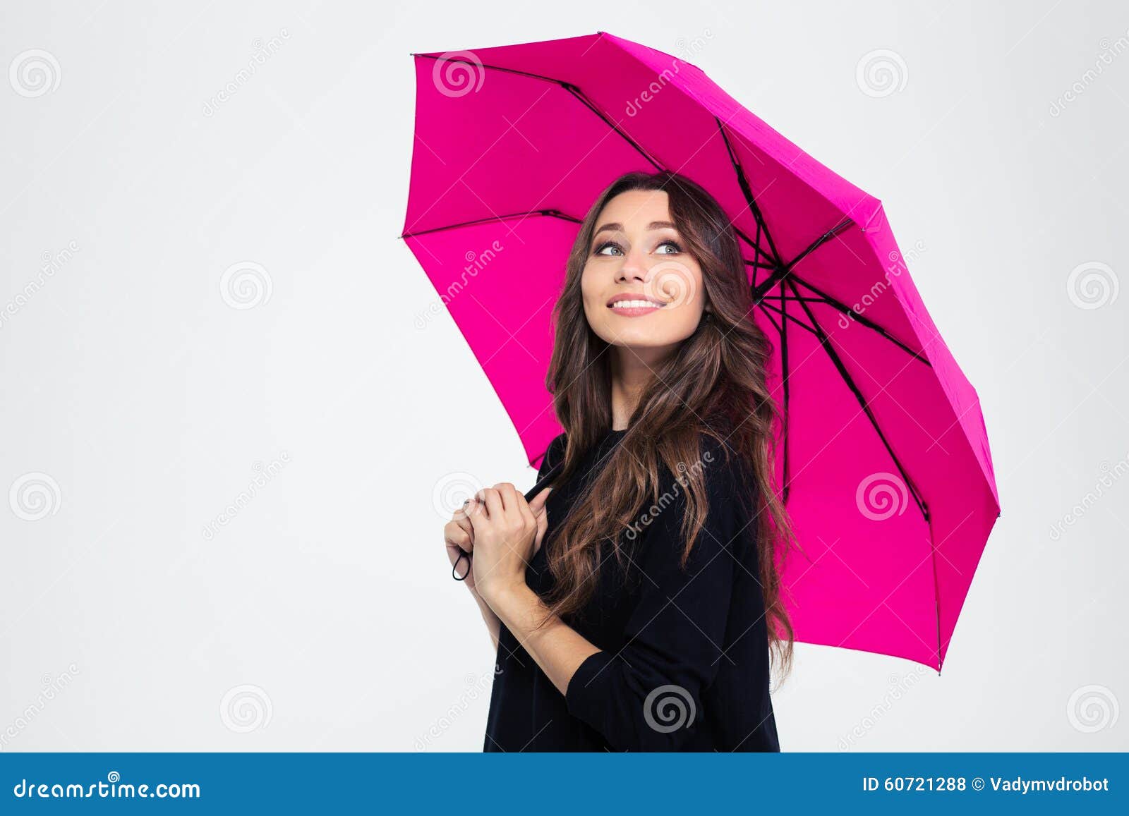 lady holding an umbrella