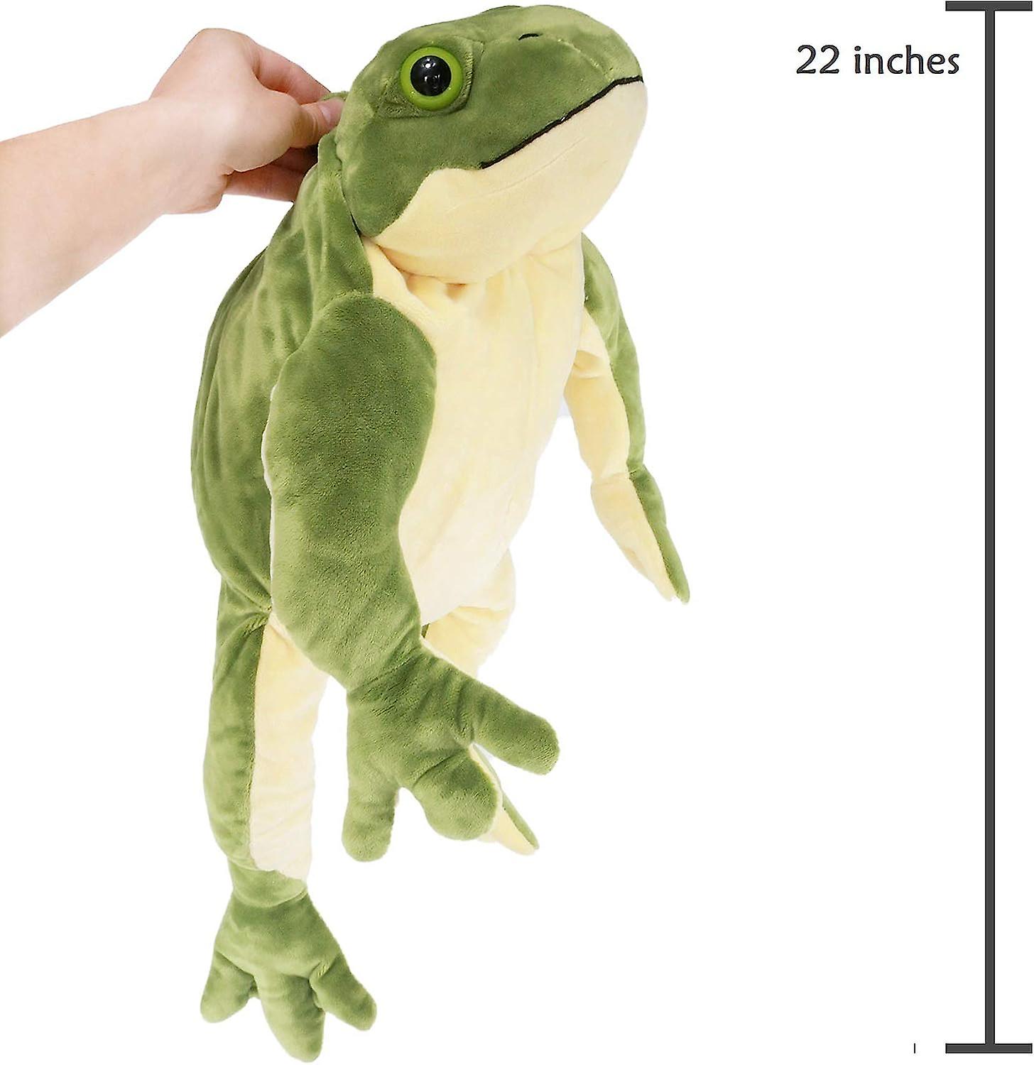 large frog stuffed animal