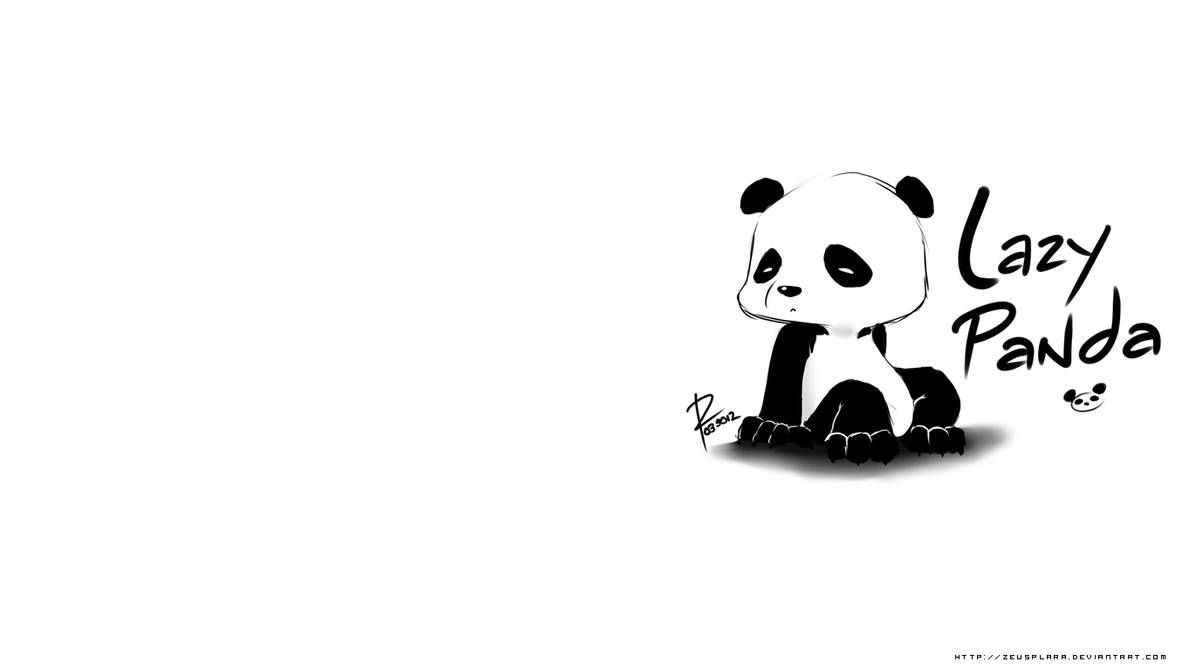 lazy panda wallpaper